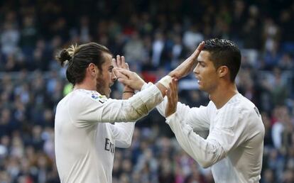 Bale y Cristiano celebran el 3-0