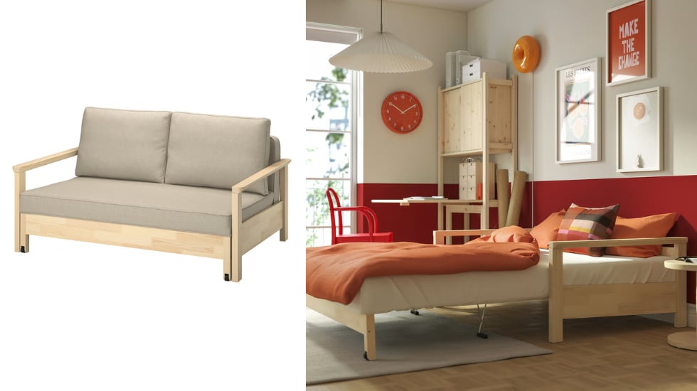 Sofá cama TORNSBORG de Ikea.