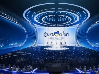 Escenario de Liverpool en el que ensayan los participantes de Eurovisión 2023.