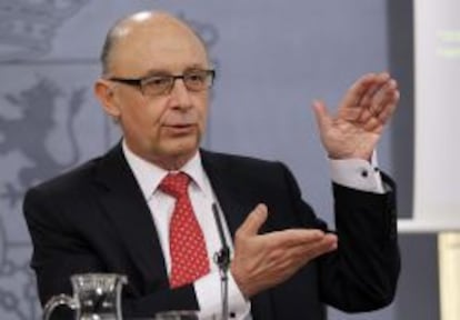 El ministro de Hacienda y Administraciones P&uacute;blicas,Crist&oacute;bal Montoro.