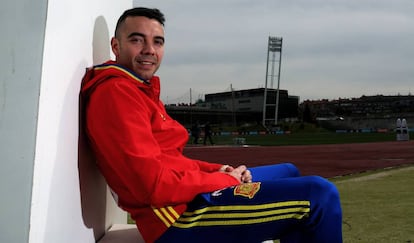 Iago Aspas en Las Rozas.