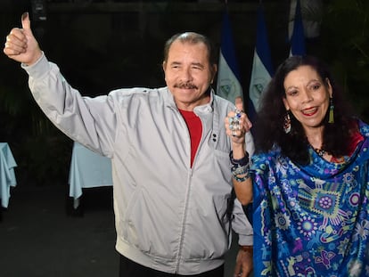 Daniel Ortega y Rosario Murillo, en una imagen de archivo.