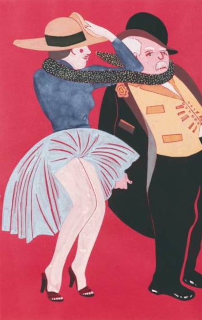 Un dels treballs d’Eduardo Arroyo per a l’'Ulises', de James Joyce, que en vida no va voler que la seva gran novel·la fos il·lustrada.