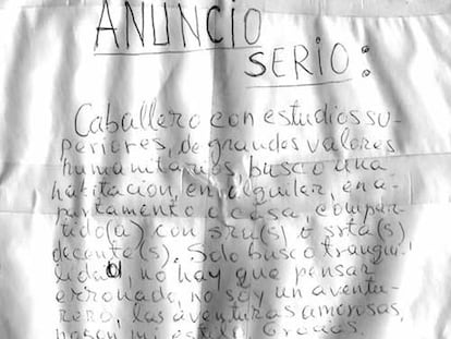 Anuncio serio