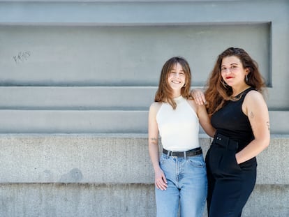 Las instagramers del clima Climabar, Carmen Huidobro y Belén Hinojar (de negro).