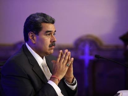 The president of Venezuela, Nicolás Maduro, last week in Caracas.