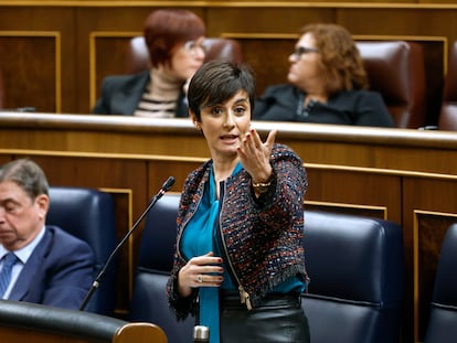 La ministra de Vivienda, Isabel Rodríguez, la semana pasada en Madrid.