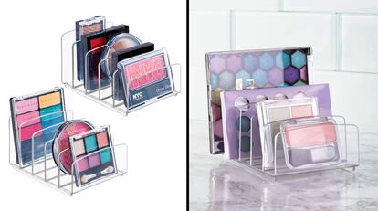 compartimentos maquillaje paleta de sombras organizador maquillaje amazon