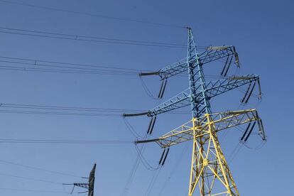Una torre de electricidad en Ucrania