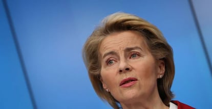 Ursula von der Leyen, presidenta de la CE.