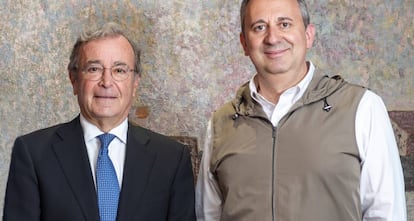 Luis Cantarell, presidente (izquierda), y Oriol Segarra, CEO de Uriach.