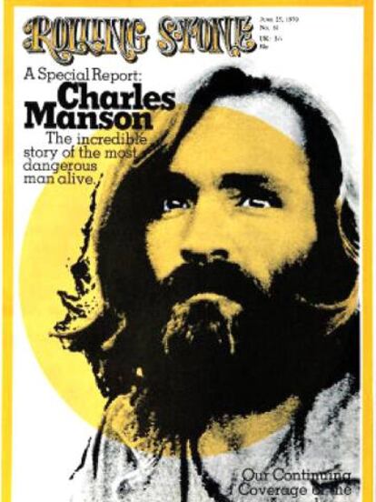 La legendaria portada con Manson que la revista 'Rolling Stone' publicó en 1969.