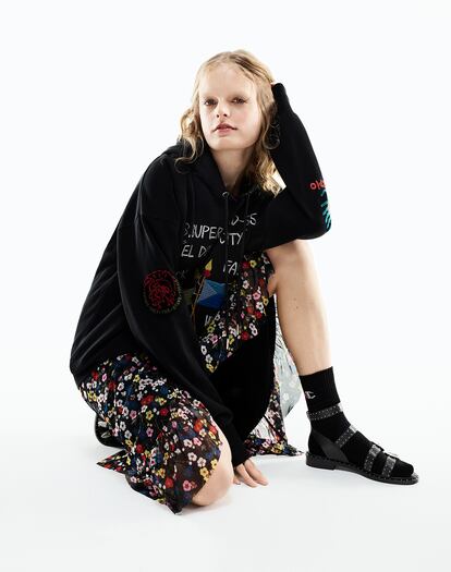 La modelo Hanne Gaby Odiele en la campaña de Zalando.