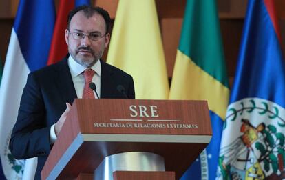 El canciller mexicano, Luis Videgaray, la semana pasada.