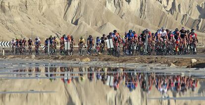 Carrera ciclista "Gran Fondo" en el Mar Muerto, Israel