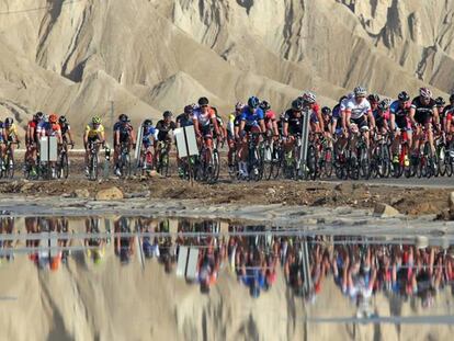 Carrera ciclista "Gran Fondo" en el Mar Muerto, Israel