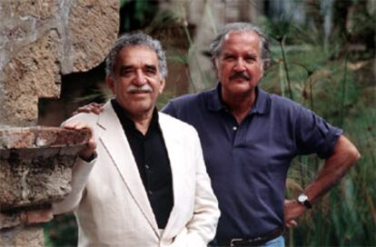 García Márquez y Carlos Fuentes, en una imagen de 1994.