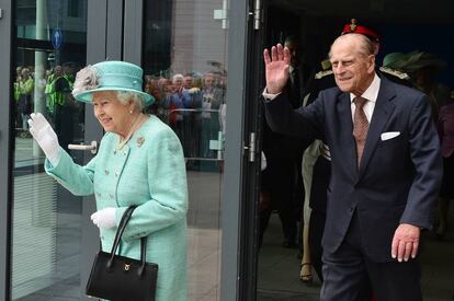 La reina Isabel II y Felipe de Edimburgo, en junio de 2016.