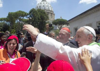 El papa Francisco, durante un acto en Roma.