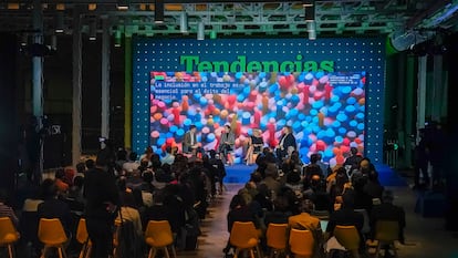 Imagen de una de las sesiones del foro Tendencias 2024, celebrado los pasados lunes y martes en el Real Teatro de Retiro, en Madrid.