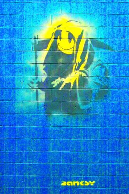 Grafiti del británico Bansky.