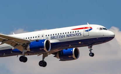 Un Airbus A320neo de la aerolínea British Airways.