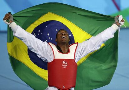 Maicon Siqueira, ap&oacute;s conquistar o bronze neste s&aacute;bado.