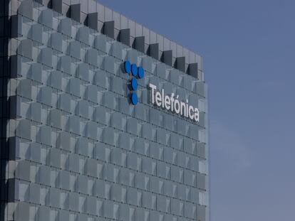 Sede de Telefónica, en Madrid.
