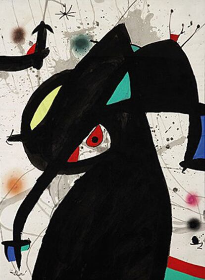 <i>Femme Oiseaux</i>, de Joan Miró.