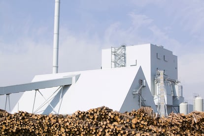 Planta de producción de biocarburantes en Workington, Reino Unido.