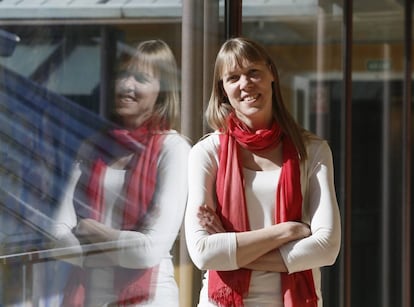 Catherine Heymans, f&iacute;sica, y especialista en materia oscura en la Fundaci&oacute;n BBVA, en Madrid