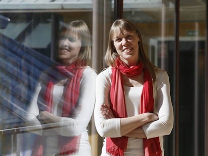 Catherine Heymans, f&iacute;sica, y especialista en materia oscura en la Fundaci&oacute;n BBVA, en Madrid