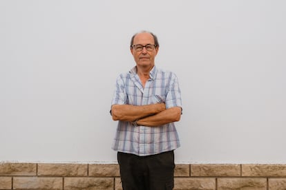 Ramón Murillo, exalcalde de Villanueva de Sijena, el pasado jueves en la población.