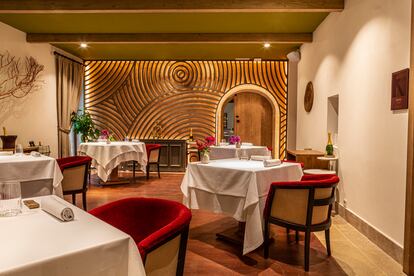 Sala del restaurante Andreu Genestra, en Mallorca, en una imagen proporcionada por el restaurante.