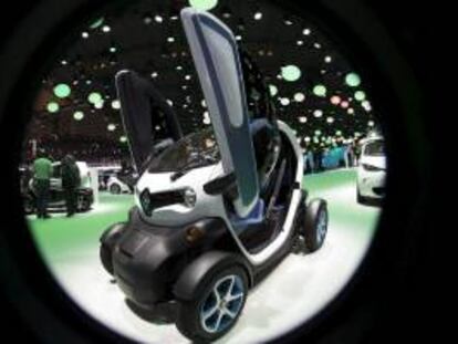 El nuevo Renault Twizy expuesto en el Salón del Automovil de París, Francia. EFE/Archivo