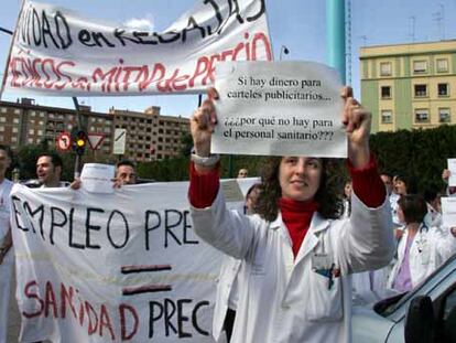 Protesta de médicos