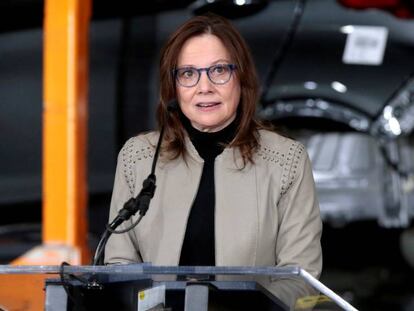 La presidenta y consejera delegada de General Motors, Mary Barra.