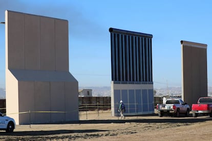 Prototipos del muro entre EE UU y México