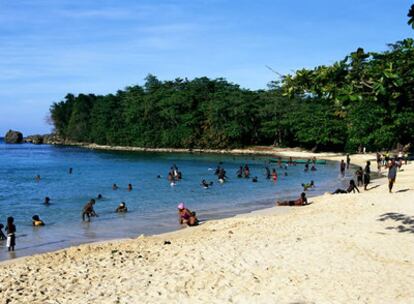 La playa de Winnifred es uno de los arenales cercanos a la localidad de Port Antonio, en la costa noreste de la isla de Jamaica