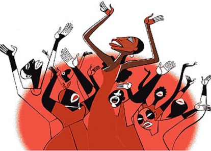 Ilustración de Daniel Jiménez para el libro 'Porgy and Bess' de George Gershwin.