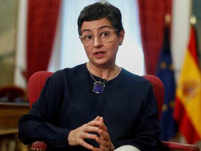 Spanish Foreign Minister Arancha González Laya during an interview with Reuters this May.