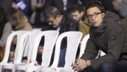 El 'número dos' de Podemos, Íñigo Errejón, en Vistalegre.