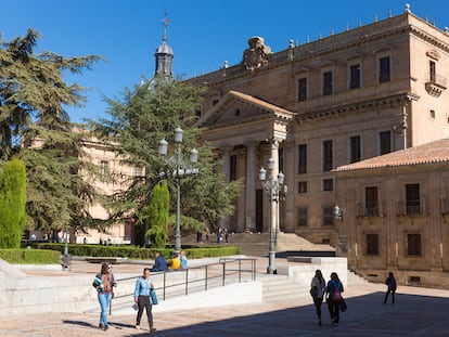 Imagen de archivo de la facultad de Filología de la Universidad de Salamanca.