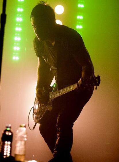 Trent Reznor, guitarrista de Nine Inch Nails, en La Riviera.