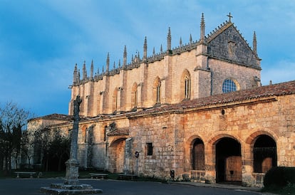 Exterior de la Cartuja de Miraflores, construida en el siglo XV, a tres kilómetros de Burgos.
