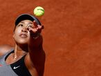 Tennis - French Open - Roland Garros, Paris, France - May 30, 2021 Japan's Naomi Osaka in action during her first round match against Romania's Patricia Maria Tig REUTERS/Christian Hartmann