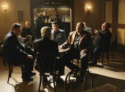 Escena de la última temporada de <i>Los Soprano.</i>