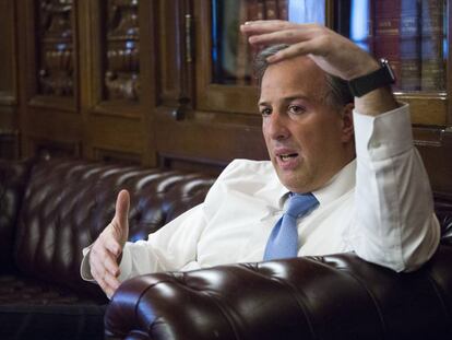 José Antonio Meade, durante la entrevista.