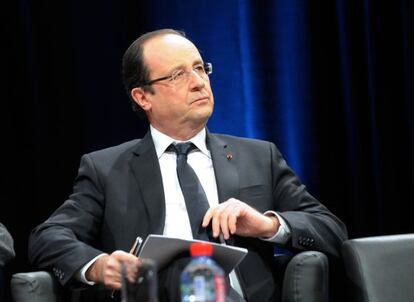 El mandatario francés François Hollande.