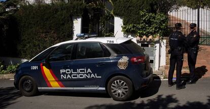 Un coche de policía, en una imagen de archivo.